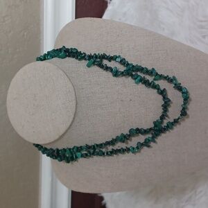 Jay King Mine Finds 2 Strand Malachite Necklace NEW